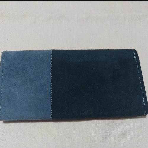 Handmade suede wallet like new