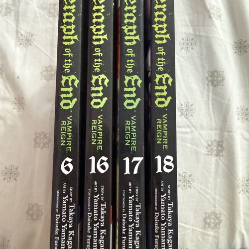 Seraph of the End manga volumes 6,16,17,18 like new
