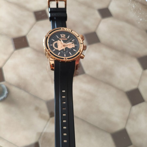 Breeze 100M Rose Gold Black Watch like new