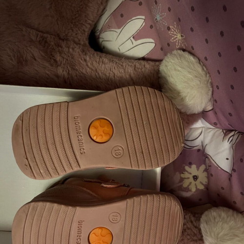 Biomecanics Baby Boot Pink Leather Size 18 Like New