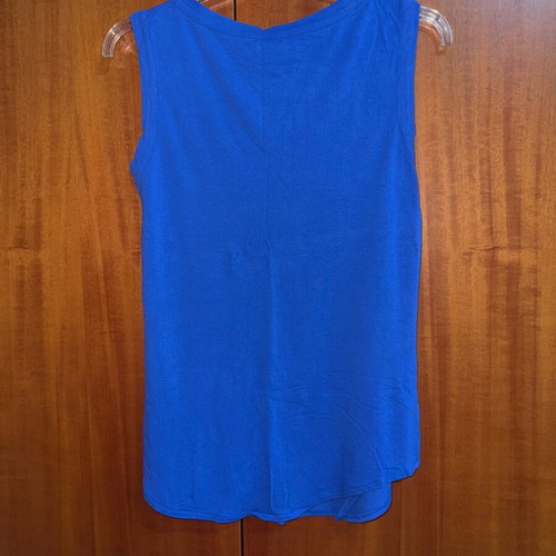 Blue Roua Summer Blouse Size Medium Like New