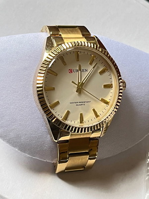 Ρολόι Curren M8428 σαν καινούργιο, χρυσαφί, quartz
