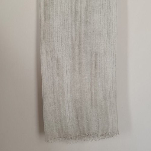 Lightweight scarf white beige with subtle texture like new