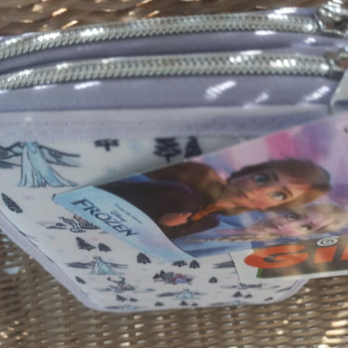 Gim-Disney Frozen Family double school pencil case, new