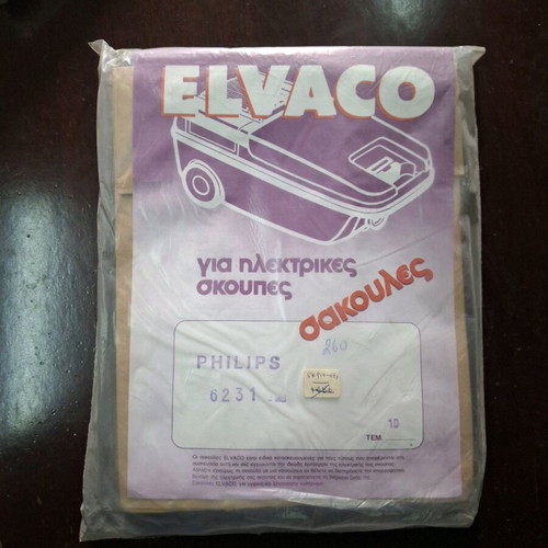Philips 6231 vacuum cleaner paper bags new pack of 10
