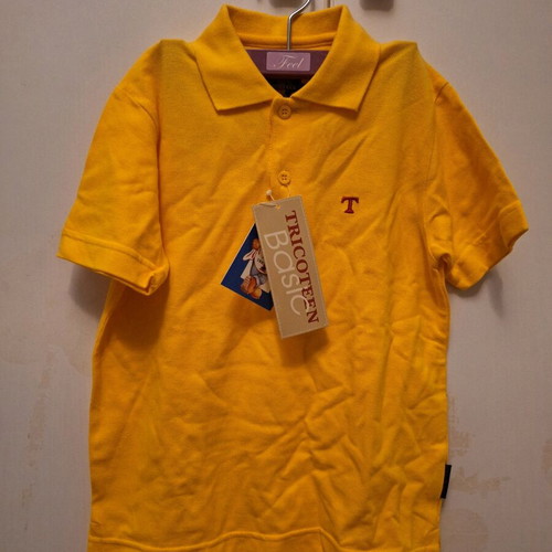 Tricoteen kids t-shirt new, yellow