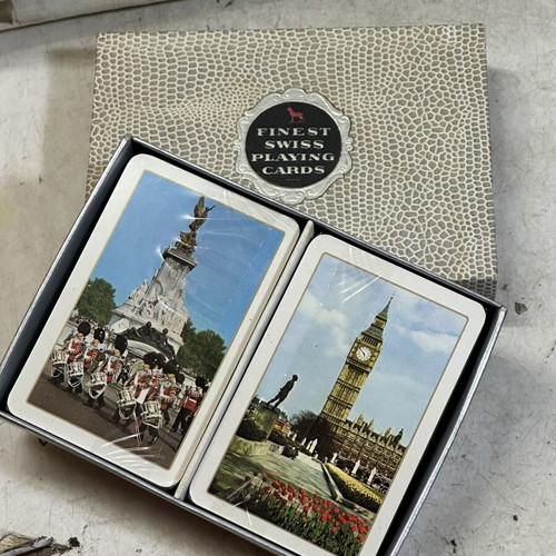 AG Müller Swiss Playing Cards vintage set, 2 sealed decks London