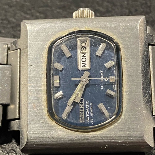 Seiko Hi-Beat TV Automatic 2906-7000 used, silver