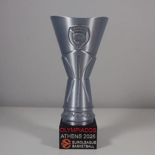 Κύπελλο Ολυμπιακού Euroleague 2026 ρέπλικα με βάση καινούργιο