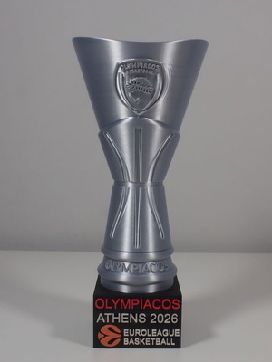 Κύπελλο Ολυμπιακού Euroleague 2026 ρέπλικα με βάση καινούργιο