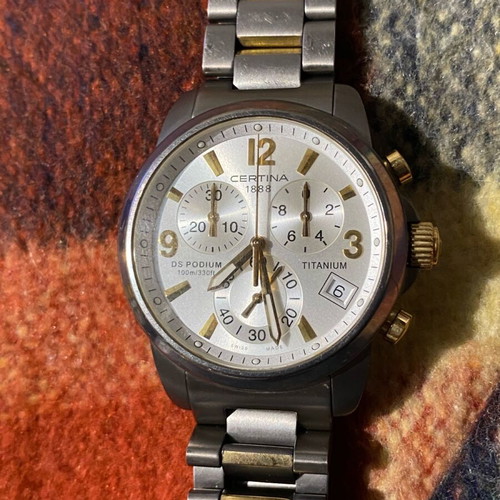 Certina DS Podium Chronograph Titanium watch