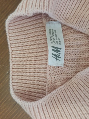 H&M salmon pullover like new, size 8-10 years
