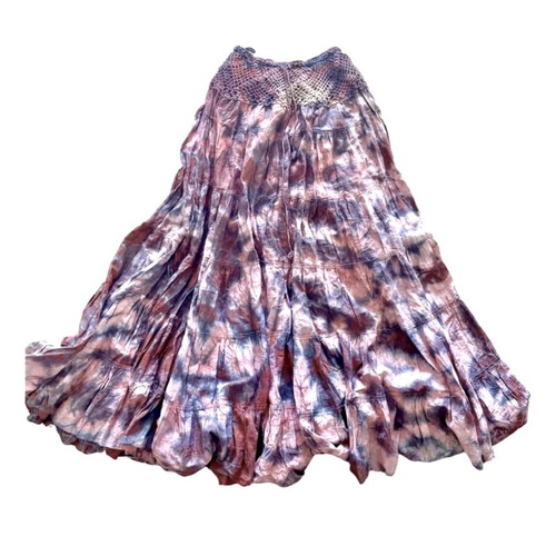 Esmeralda Boho London long tie dye skirt one size like new