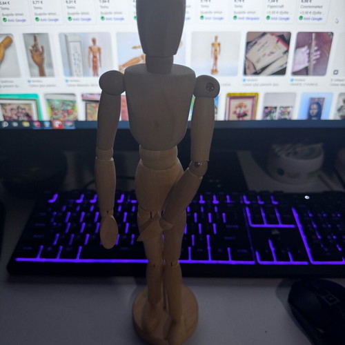 Wooden mannequin like new