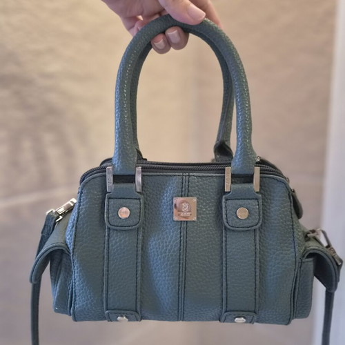 Kem handbag like new, petrol blue and green