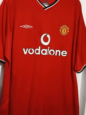 Manchester United Home Jersey 2000-2002 Umbro Vodafone like new