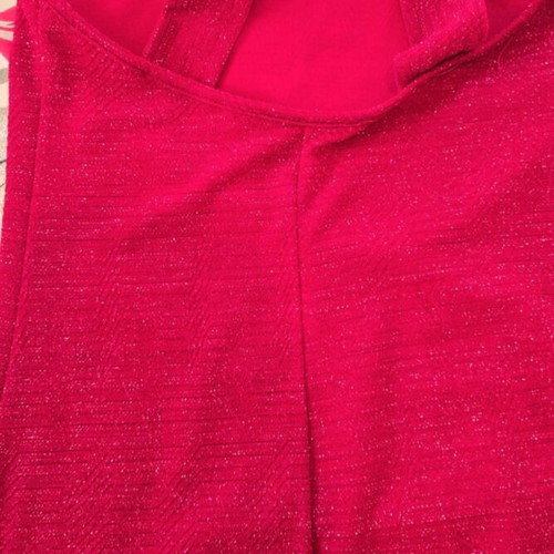 Greek dress size M/L, red with subtle shimmer