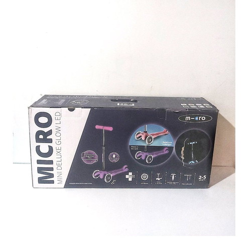 Micro Mini Deluxe Glow LED scooter pink Frozen edition new
