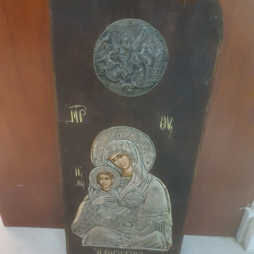 Icon of Panagia Vrefokratoussa used, wooden frame, unique piece