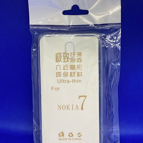 Nokia 7 Ultra slim 0.3mm transparent sealed