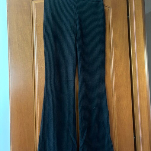 Ribbed pants new, black, size S / 36 / 8