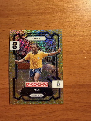 Κάρτα Pele Panini Monopoly Prizm σαν καινούργιο, περιορισμένη σε 500 κομμάτια