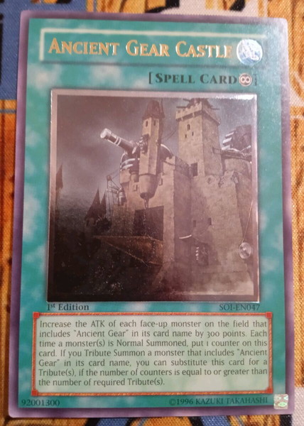 Ancient Gear Castle (Ultimate Rare 1st, Yugioh)