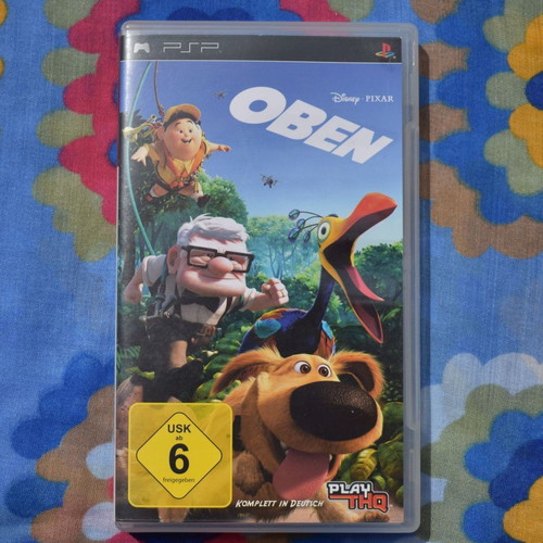 Disney Pixar Up PSP game like new, German version