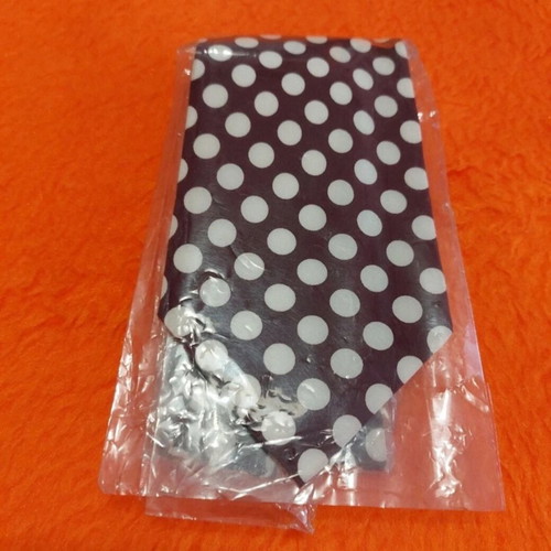 Vintage Mexx Fashion polka dot tie new, burgundy and white