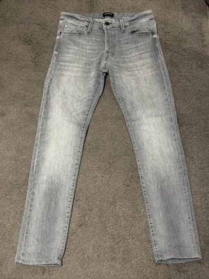 Τζιν παντελόνι Jack & Jones γκρι slim regular σαν καινούργιο