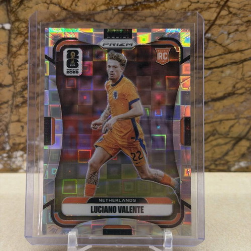 2026 Panini Prizm FIFA World Cup Soccer Luciano Valente RC card