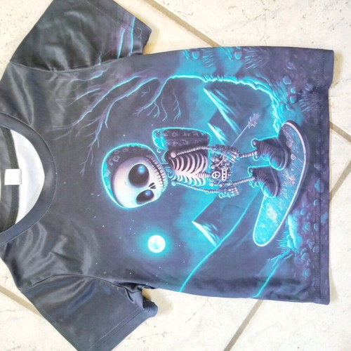 Boys' blouse like new, size 116 cm, black and blue