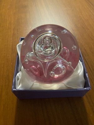 Crystal paperweight new office accessory