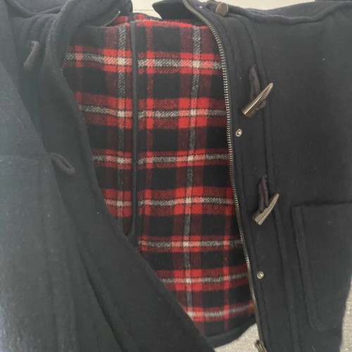 Stradivarius women's navy blue winter coat size M used