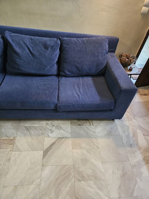 Blue sofa