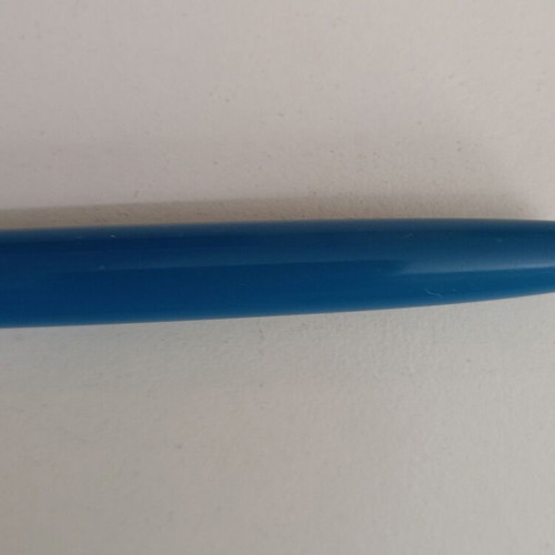 Blue/sea blue pen used, 13.7 cm length