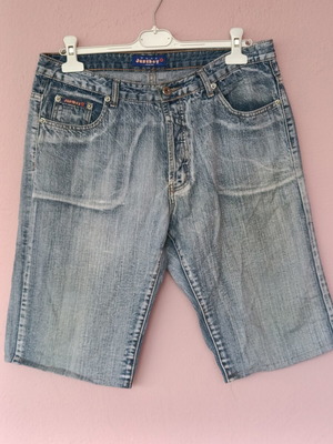 Vintage Justboy men's denim shorts like new, light wash