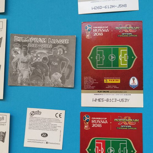 Αυτοκόλλητα και κάρτες Panini Carousel Cheetos μεταχειρισμένα