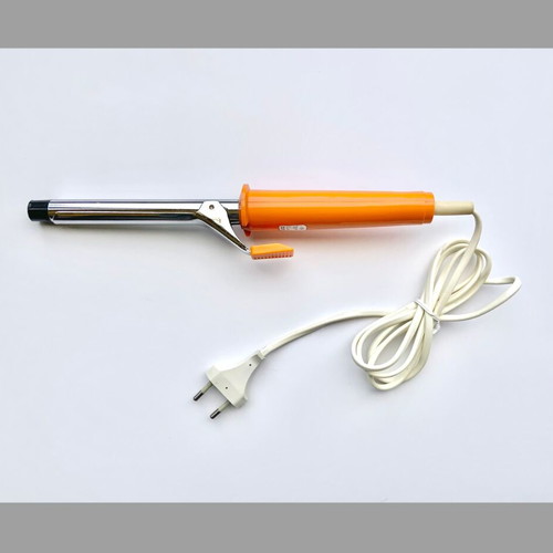 Hair Curling Iron Retro used, orange 1970s ABC