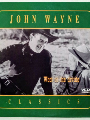 John Wayne West of the Divide VCD new western