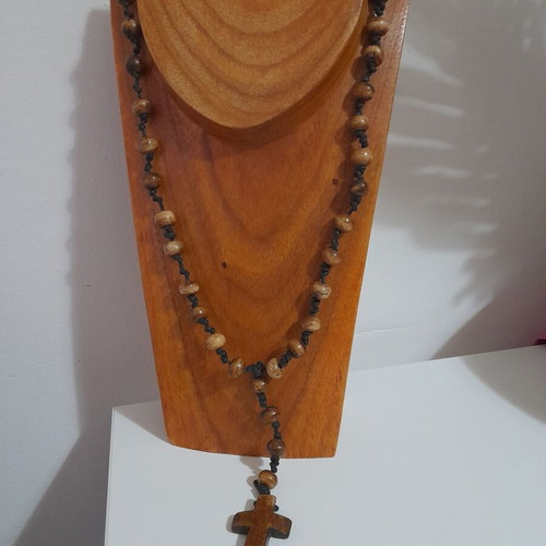 Rosary new brown