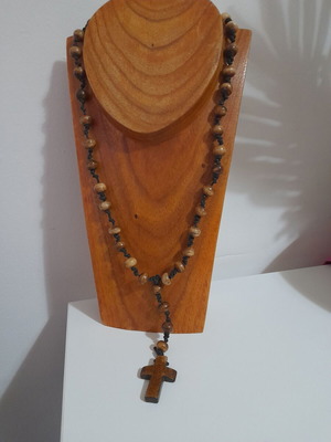 Rosary new brown