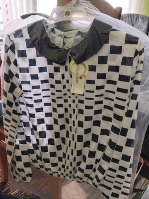 Παιδική μπλούζα Catherine for kids για κορίτσι μέγεθος 146, γεωμετρικό ασπρόμαυρο σχέδιο