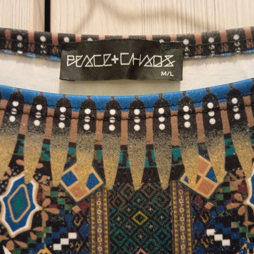 Φόρεμα Peace and Chaos σαν καινούργιο, πολύχρωμο