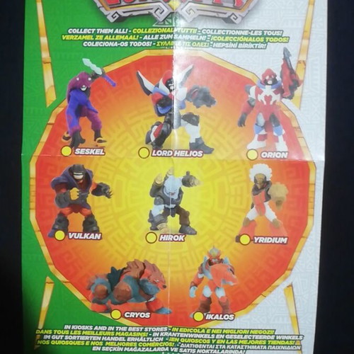 Gormiti Alpha Wave 4 catalog like new