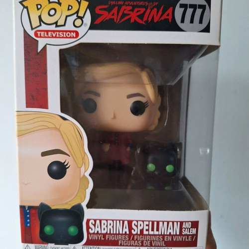 Funko POP! Sabrina Spellman and Salem vinyl figure like new