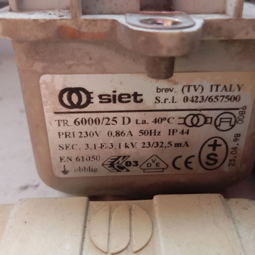 Used SIET waterproof transformers pack of 6
