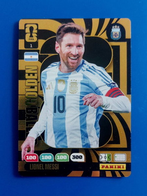 Panini FIFA World Cup 2026 #1 Lionel Messi Golden Baller card new