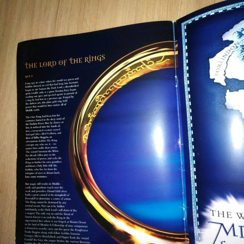 Lord of the Rings theatrical presentation used