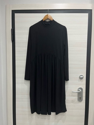 Zara women's dress new, black, size L polyester
